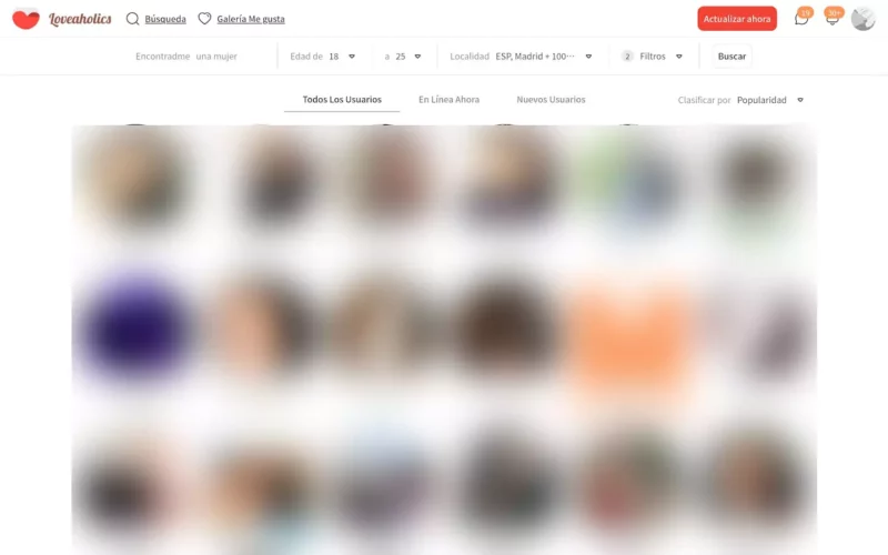 Loveaholics.com zona de miembros