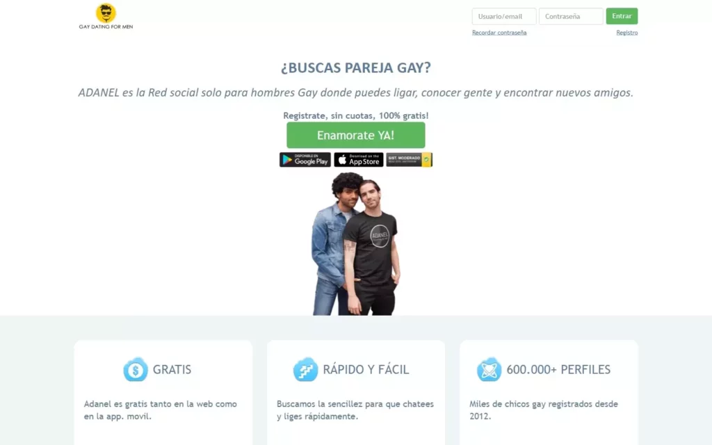 Reseña AdanEl.com página de inicio