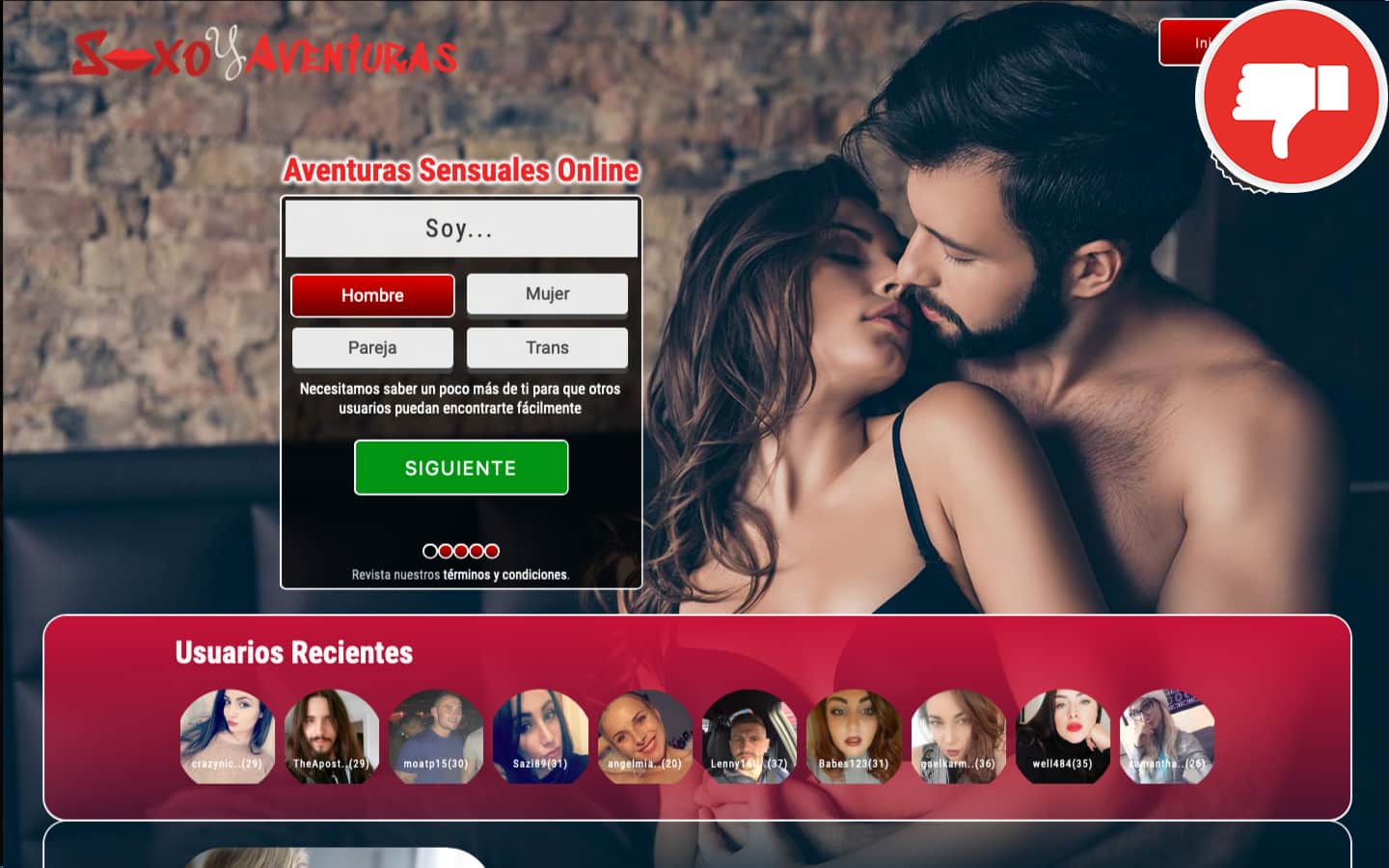 SexoYAventuras.com Abzocke