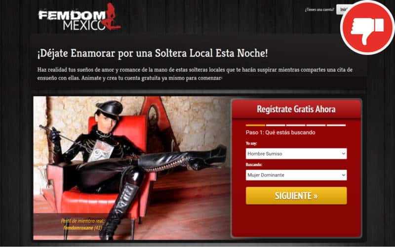 Reseña FemDomMexico.com Estafa