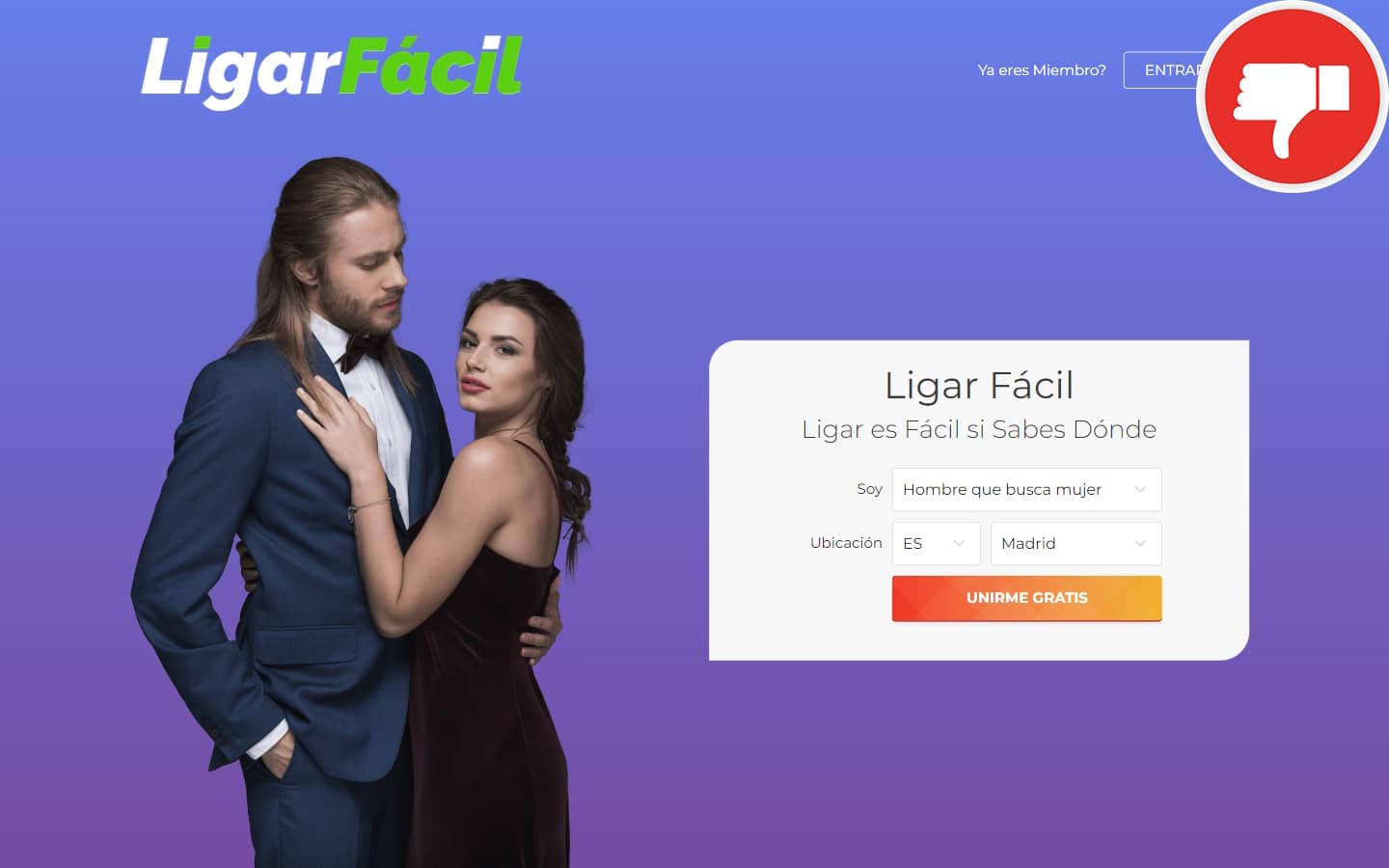 LigarFacil.com Estafa