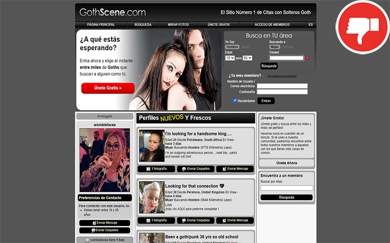 Reseña GothScene.com Estafa