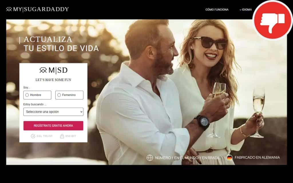 Reseña MySugarDaddy.es Estafa