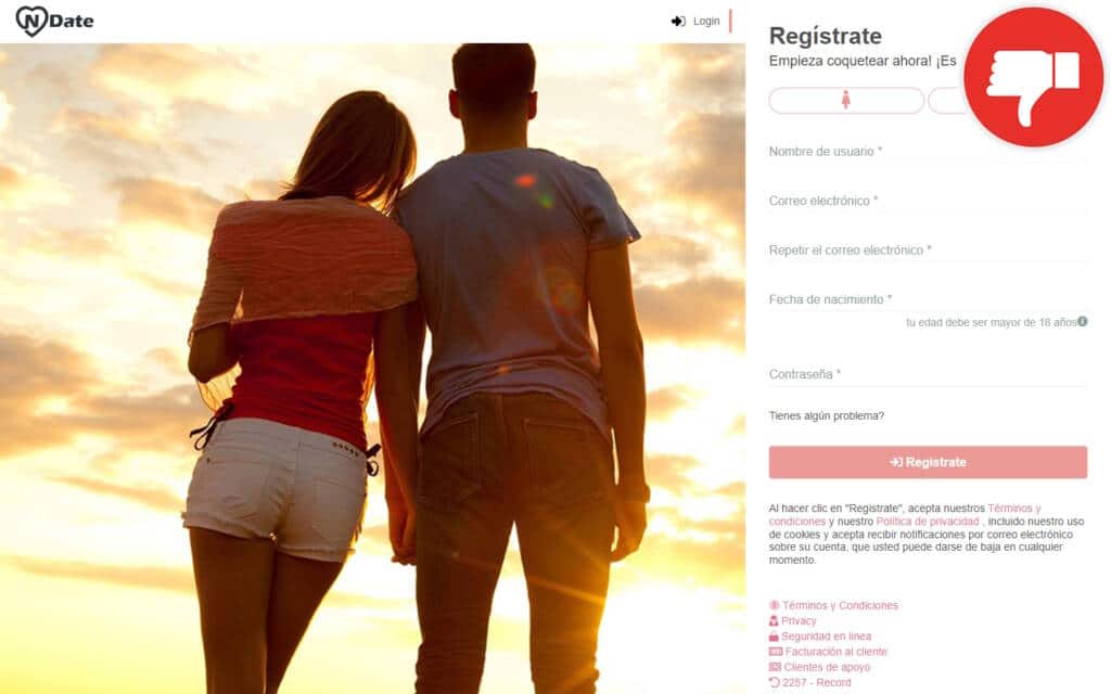 Reseña nDate.es Estafa