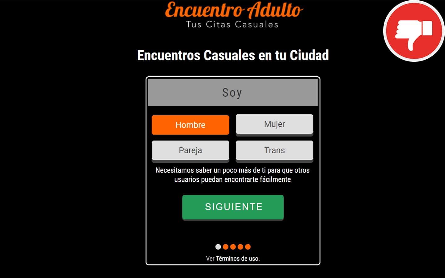 Reseña EncuentroAdulto.net Estafa