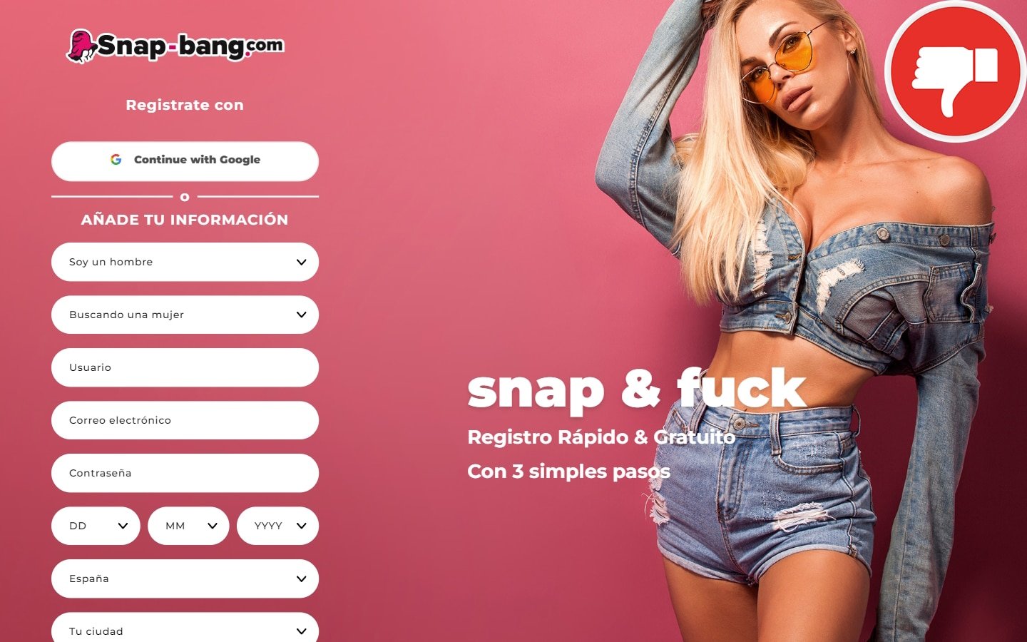Snap-Bang.com Estafa