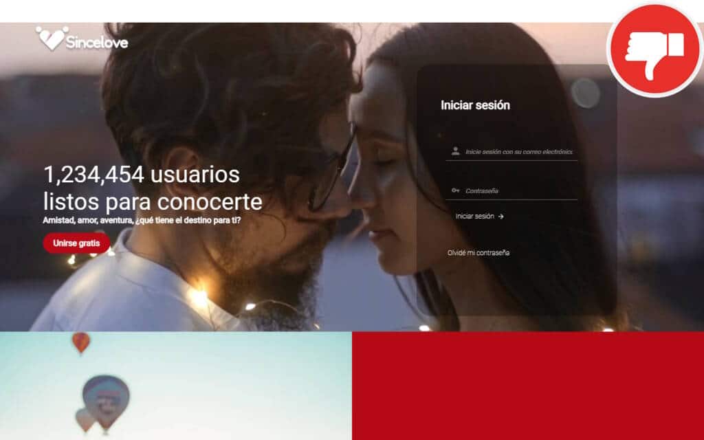 Reseña Since.love Estafa