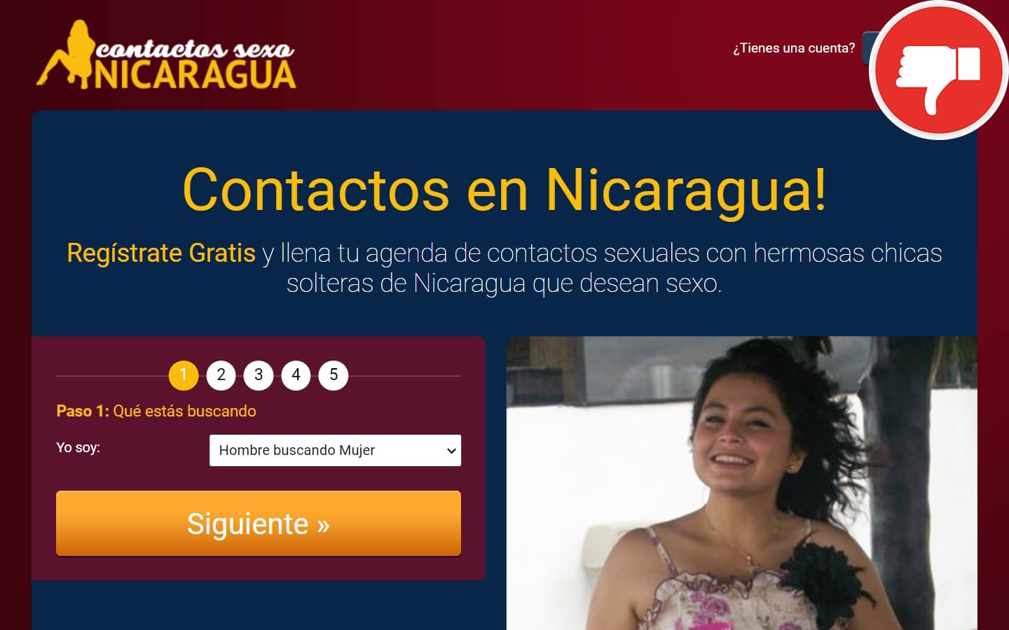 ContactosSexoNicaragua.com Estafa