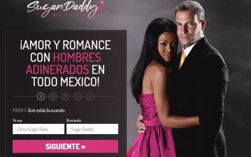Reseña SugarDaddyMexico.com página de inicio