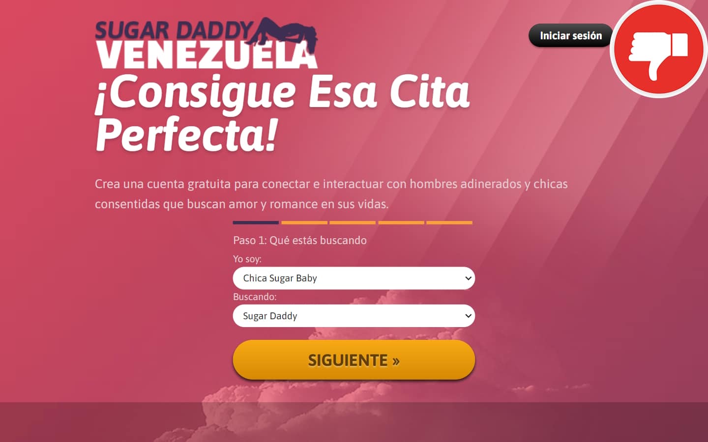 Reseña SugarDaddyVenezuela.com Estafa