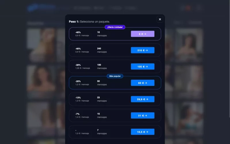 ChicasDeTuZona.com precios