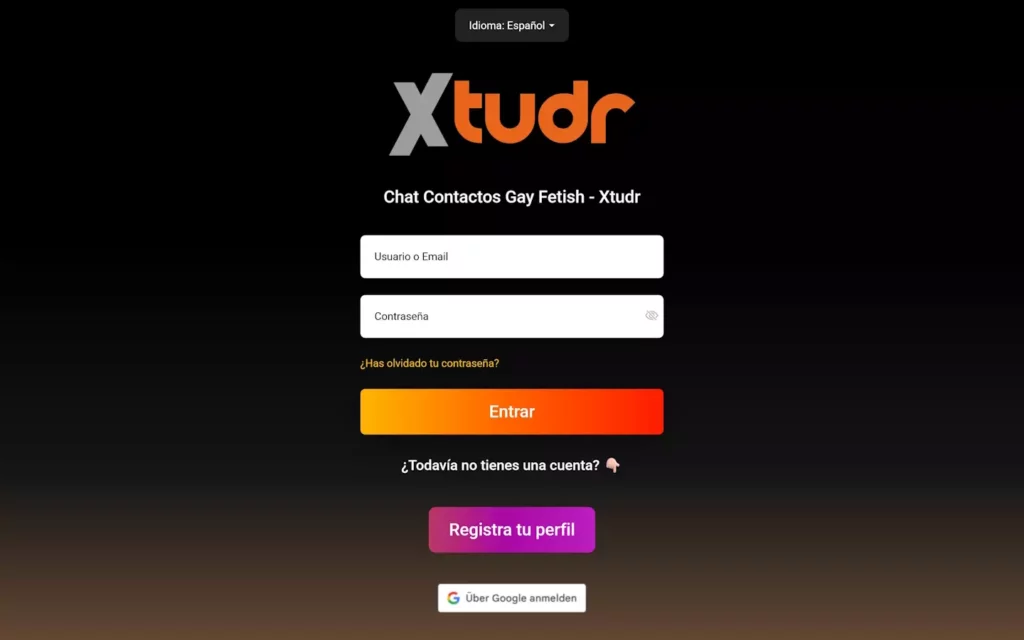 Xtudr.com página de inicio