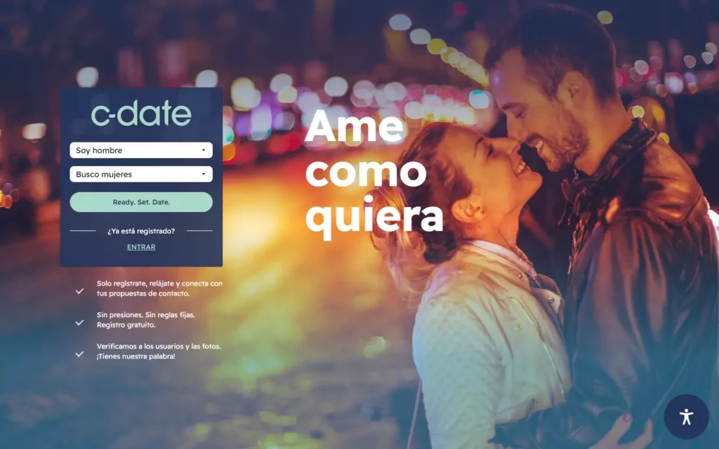 Reseña C-Date.es página de inicio-1